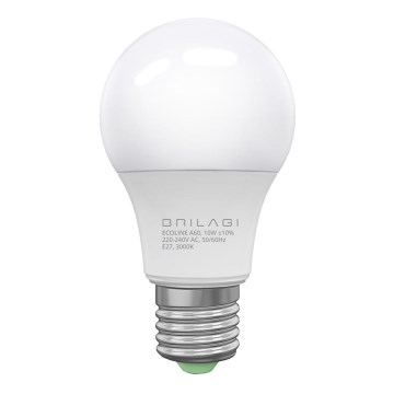 LED Sijalica ECOLINE A60 E27/10W/230V 3000K - Brilagi