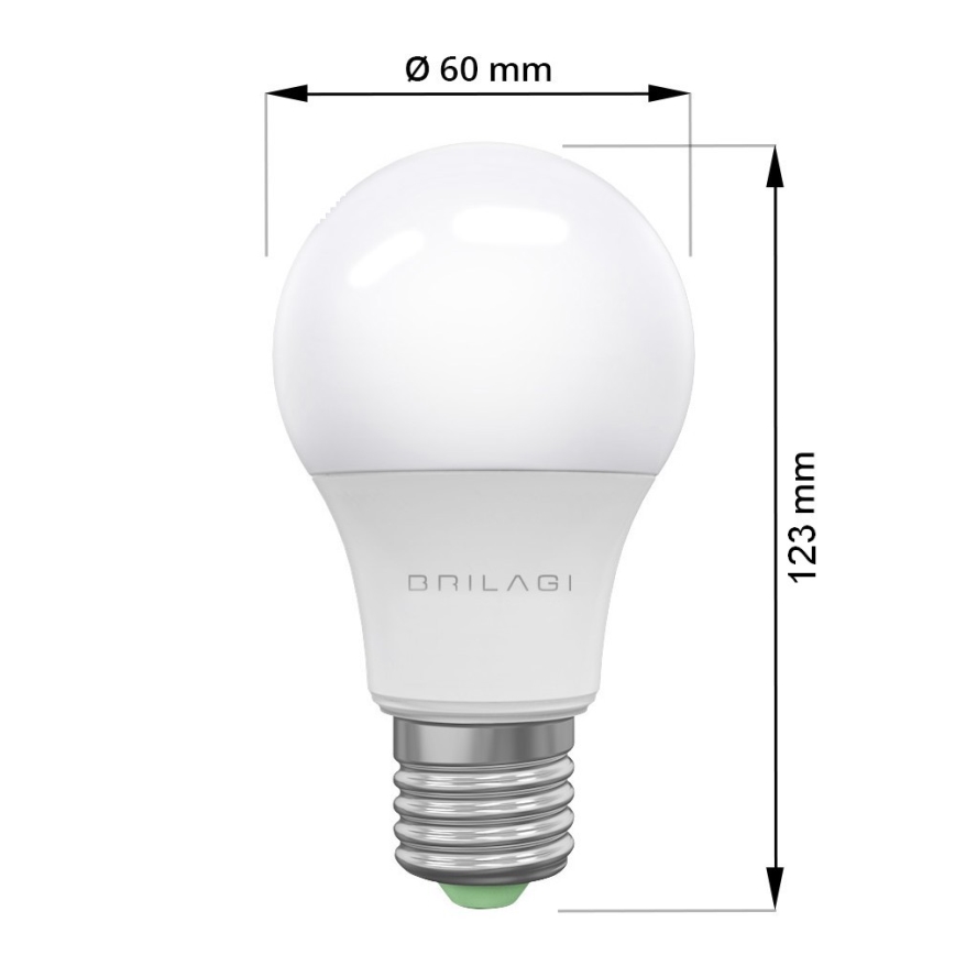 LED Sijalica ECOLINE A60 E27/15W/230V 6500K - Brilagi