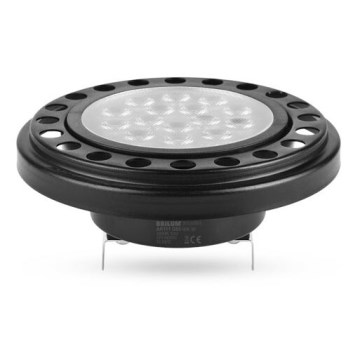 LED Sijalica ECOLINE AR111 G53/12W/12V 3000K 30° crno - Brilagi