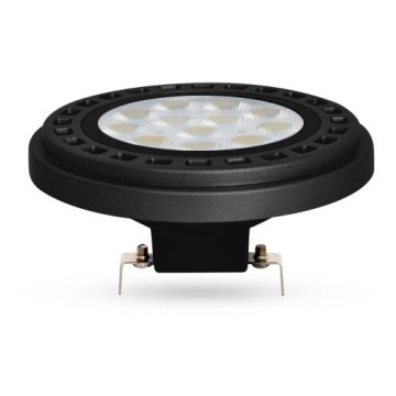 LED Sijalica ECOLINE AR111 G53/12W/12V 4000K 30° crno - Brilagi