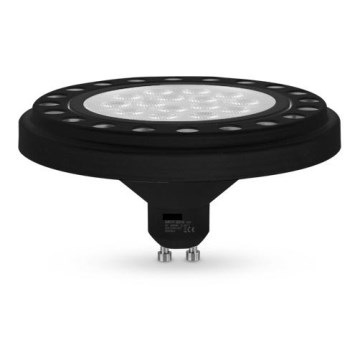 LED Sijalica ECOLINE AR111 GU10/15W/230V 3000K 30° crno - Brilagi
