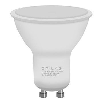 LED Sijalica ECOLINE GU10/6W/230V 4000K - Brilagi