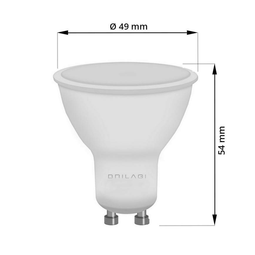 LED Sijalica ECOLINE GU10/7W/230V 4000K - Brilagi