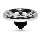 LED Sijalica ECOLINE HALO AR111 GU10/12W/230V 3000K 24° - Brilagi