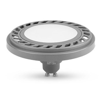 LED Sijalica ECOLINE SOFT AR111 GU10/9W/230V 3000K 120° sivo - Brilagi