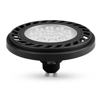 LED Sijalica ECOLINE SOFT AR111 GU10/9W/230V 4000K 30° crno - Brilagi