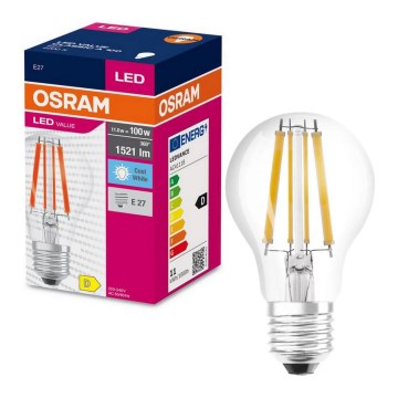 LED Sijalica FILAMENT A100 E27/11W/230V 4000K - Osram