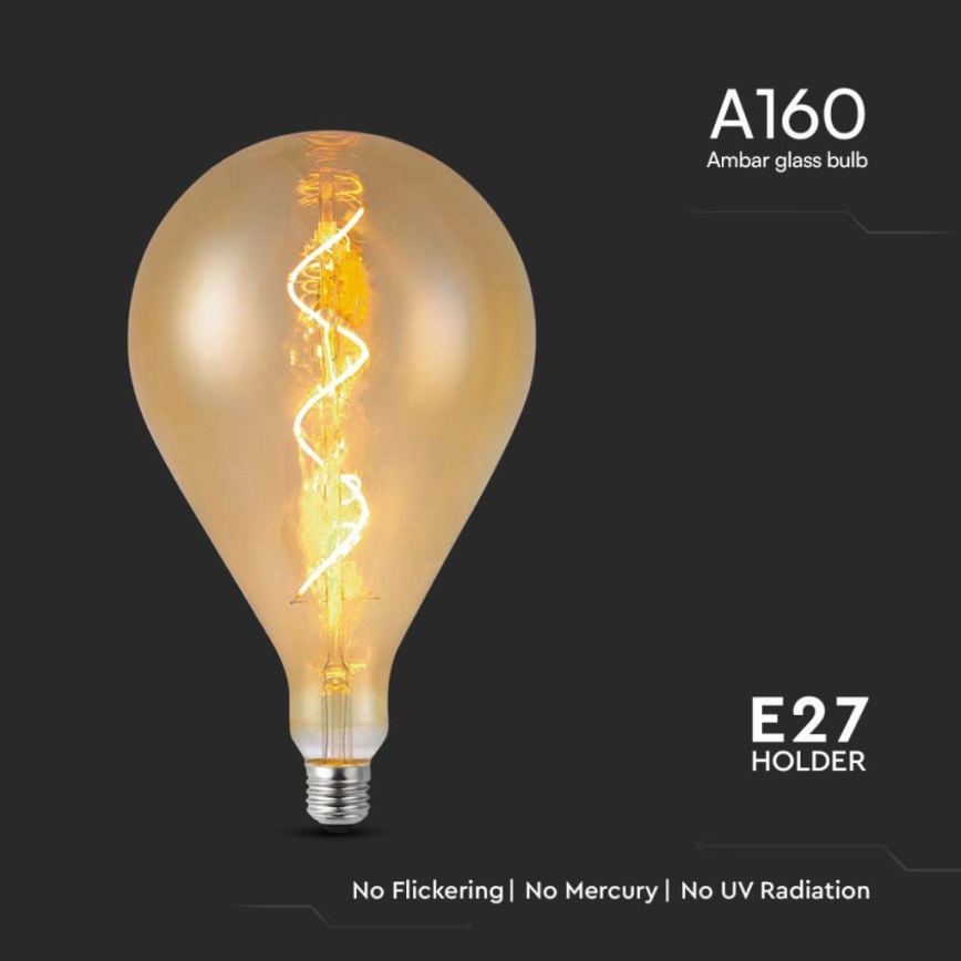 LED Sijalica FILAMENT A160 E27/4W/230V 2700K