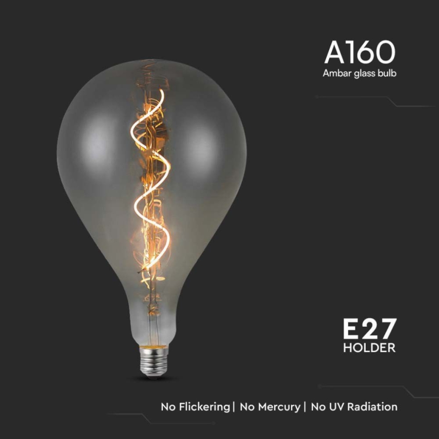 LED Sijalica FILAMENT A160 E27/4W/230V 2700K