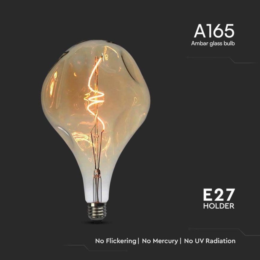 LED Sijalica FILAMENT A165 E27/4W/230V 2700K
