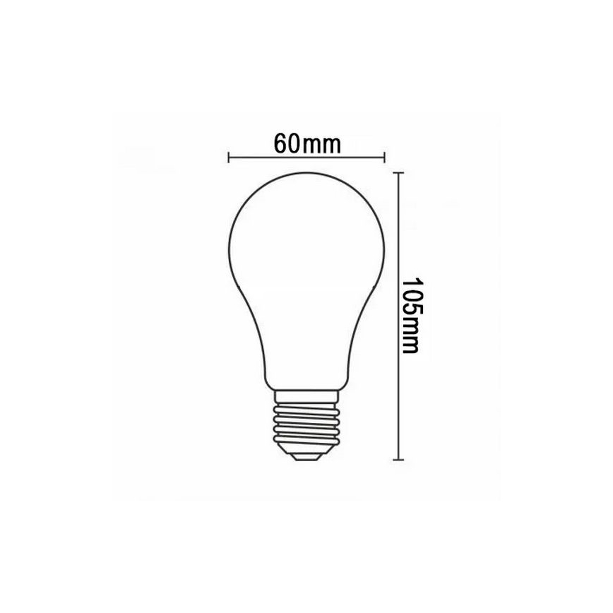 LED Sijalica FILAMENT A60 E27/12W/230V 330° 4000K