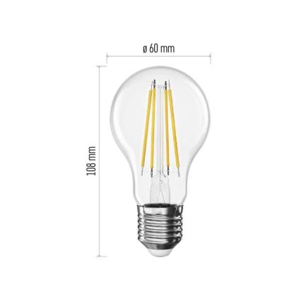 LED Sijalica FILAMENT A60 E27/5W/230V 2700K