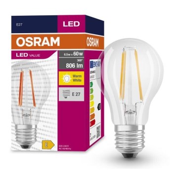 LED Sijalica FILAMENT A60 E27/6,5W/230V 2700K - Osram