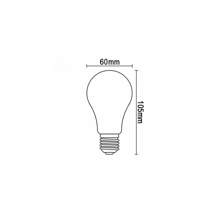 LED Sijalica FILAMENT A60 E27/6W/230V 4000K