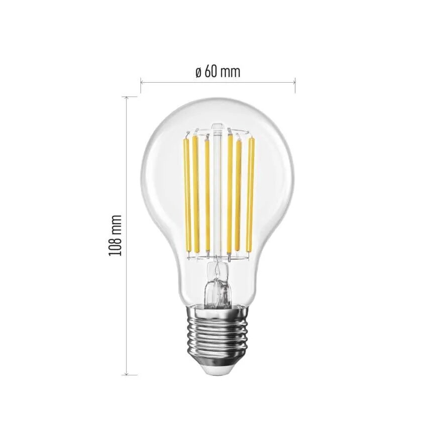 LED Sijalica FILAMENT A60 E27/7,2W/230V 2700K