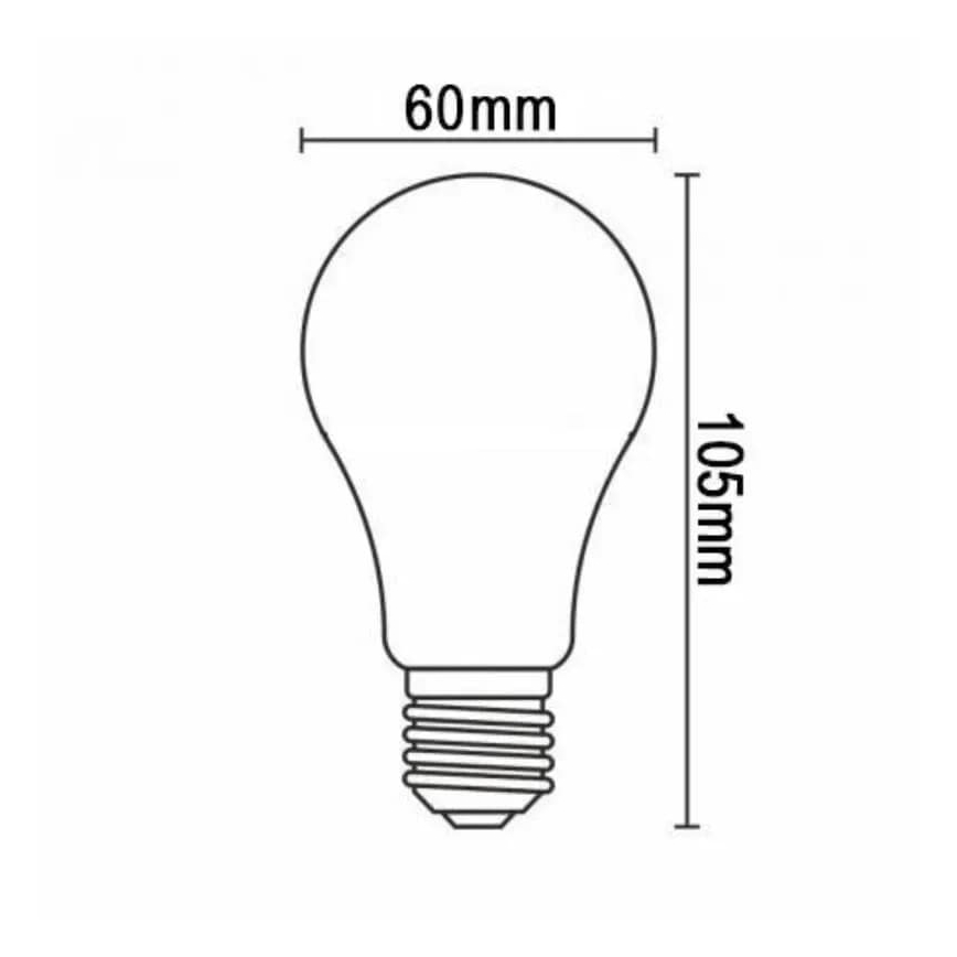 LED filament sijalica A60 E27/7,5W/230V 3000K, bela