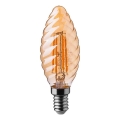 LED Sijalica FILAMENT AMBER E14/4W/230V 2200K