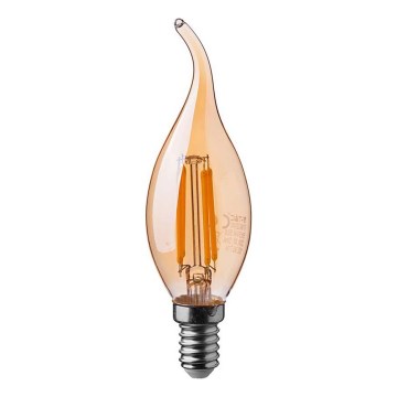 LED Sijalica FILAMENT AMBER E14/4W/230V 2200K