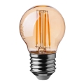 LED Sijalica FILAMENT AMBER G45 E27/4W/230V 2200K