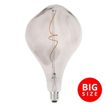 LED Sijalica FILAMENT BUMPED SMOKE ET160 E27/4W/230V 2000K