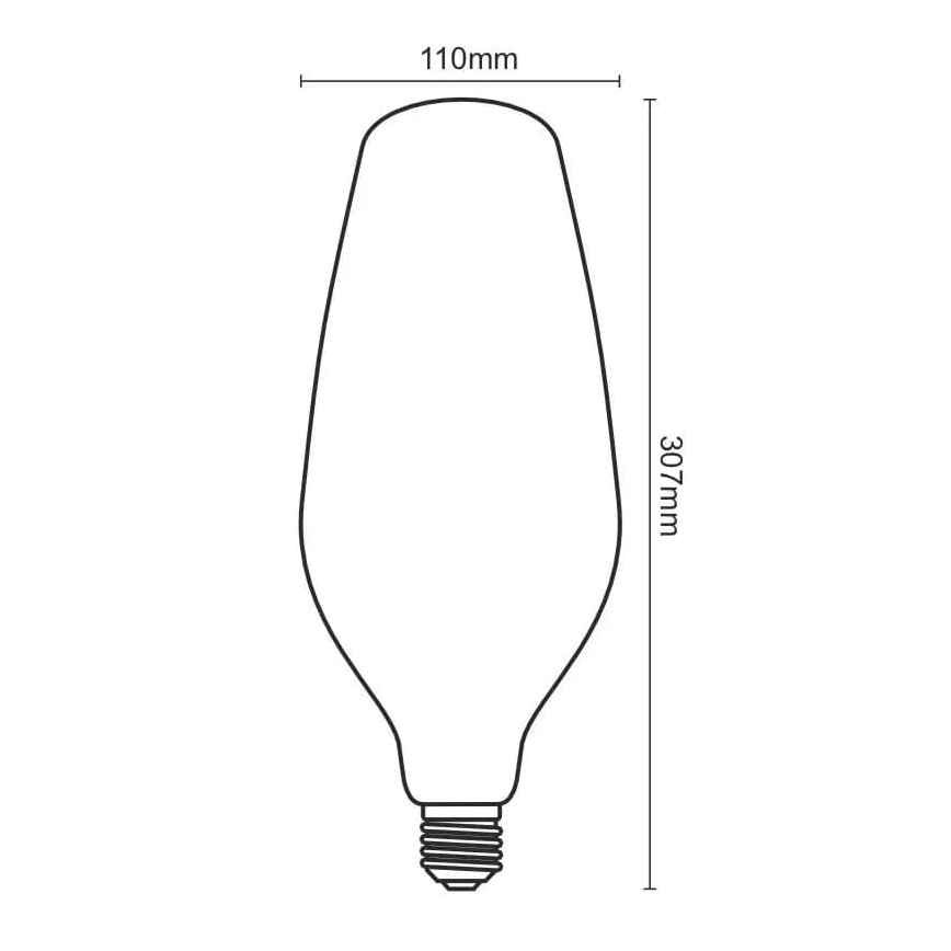 LED Sijalica FILAMENT BUMPED VINTAGE BT110 E27/4W/230V 2000K