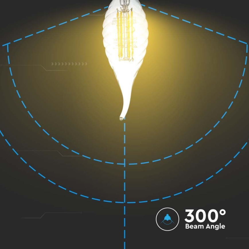 LED Sijalica FILAMENT E14/4W/230V 3000K