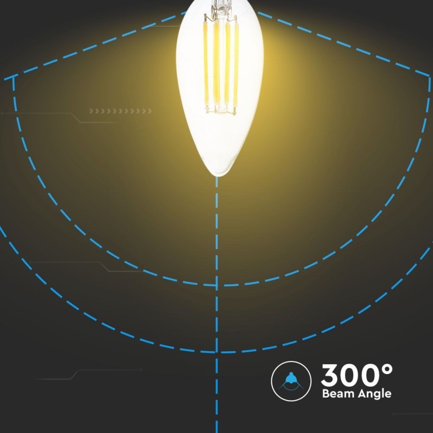 LED Sijalica FILAMENT E14/4W/230V 3000K