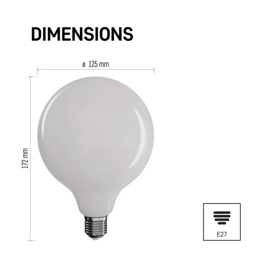 LED Sijalica FILAMENT E27/18W/230V 2700K