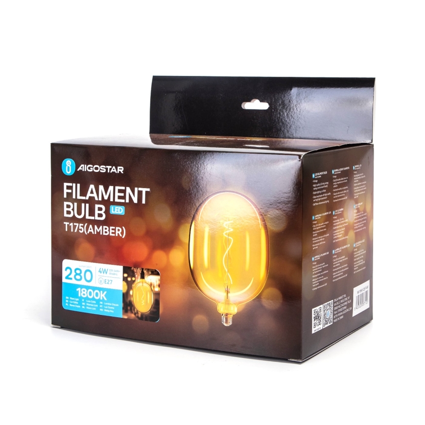 LED Sijalica FILAMENT E27/4W/230V 1800K - Aigostar