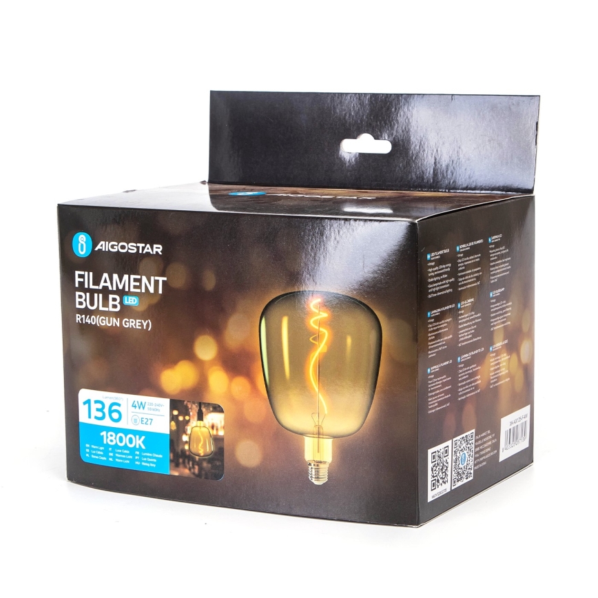 LED Sijalica FILAMENT E27/4W/230V 1800K - Aigostar