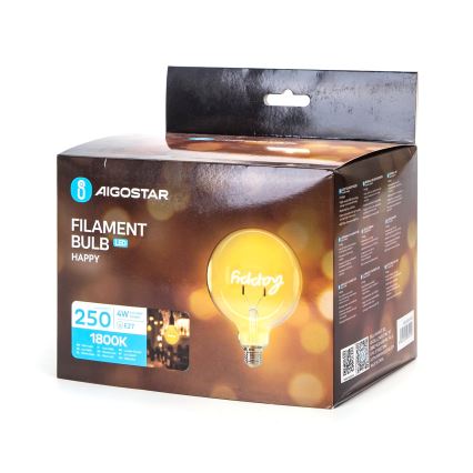LED Sijalica FILAMENT E27/4W/230V 1800K happy - Aigostar