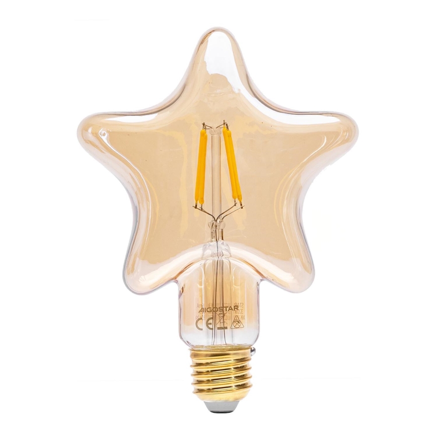 LED Sijalica FILAMENT E27/4W/230V 1800K zvezda - Aigostar