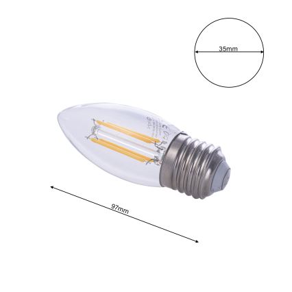 LED Sijalica FILAMENT E27/4W/230V 2700K