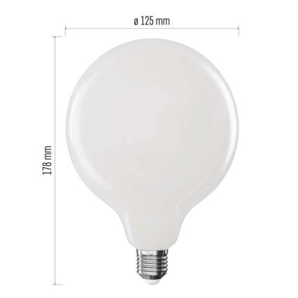 LED Sijalica FILAMENT G125 E27/18W/230V 4000K