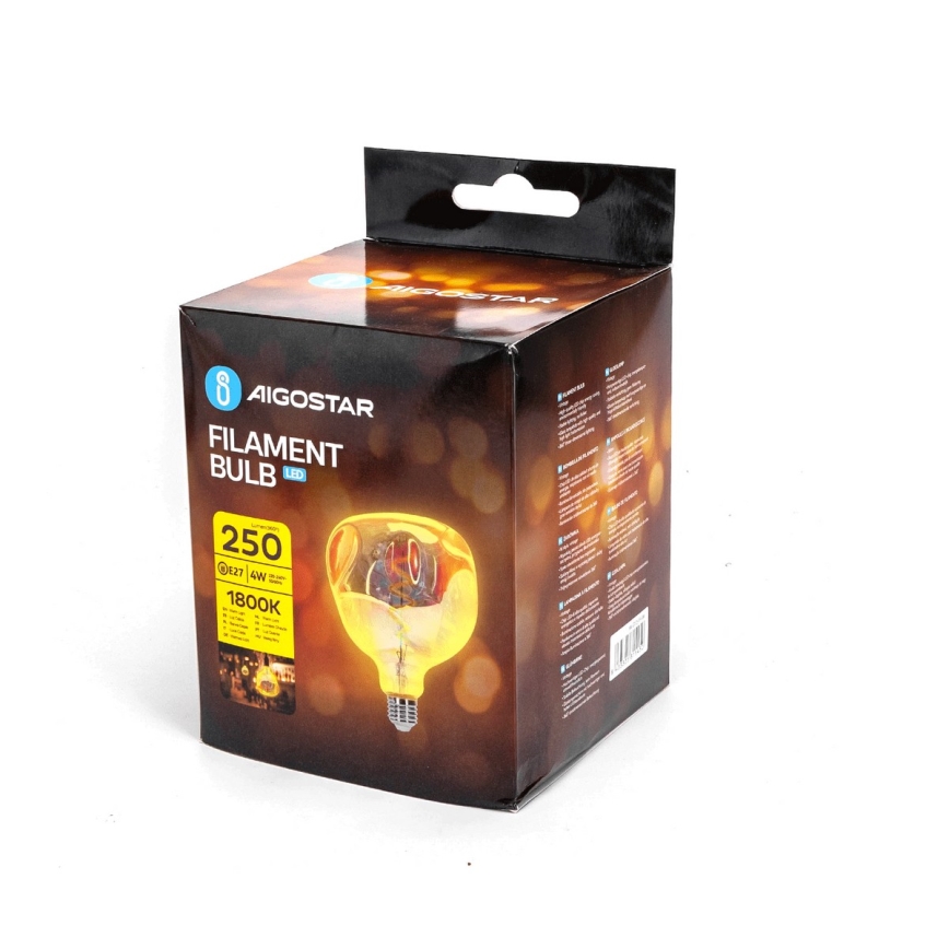 LED Sijalica FILAMENT G125 E27/4W/230V 1800K - Aigostar