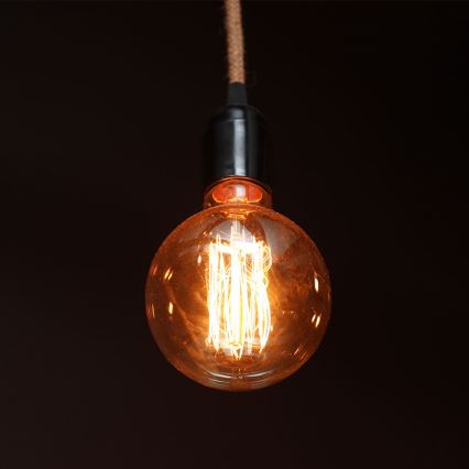 LED Sijalica FILAMENT G125 E27/4W/230V 1800K Art Edition