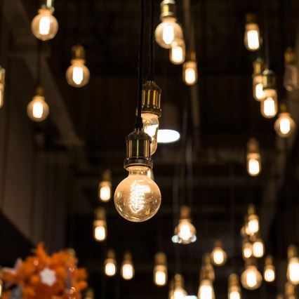 LED Sijalica FILAMENT G125 E27/6W/230V 1800K