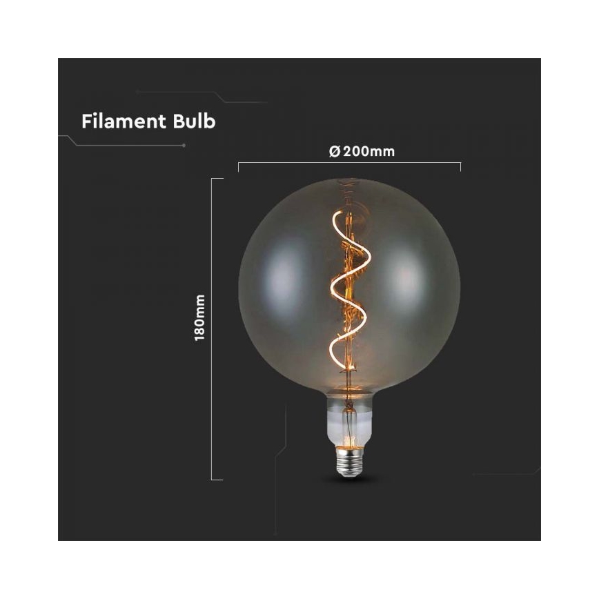 LED Sijalica FILAMENT G200 E27/4W/230V 2700K