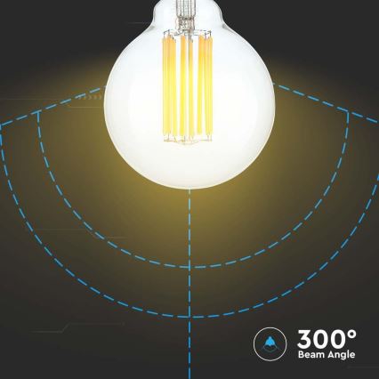 LED Sijalica FILAMENT G95 E27/6W/230V 3000K