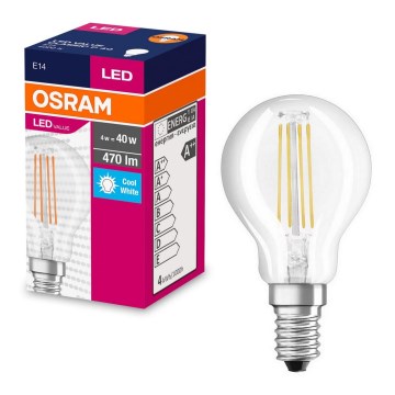 LED Sijalica FILAMENT P40 E14/4W/230V 4000K - Osram