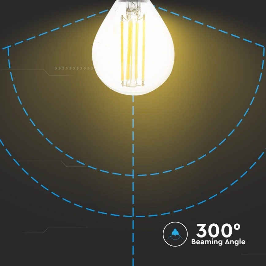LED Sijalica FILAMENT P45 E14/6W/230V 2700K