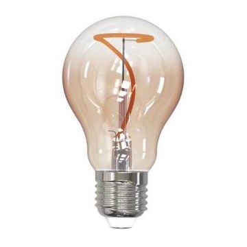 LED Sijalica FILAMENT SHAPE A60 E27/4W/230V 1800K braon