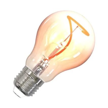 LED Sijalica FILAMENT SHAPE A60 E27/4W/230V 1800K braon