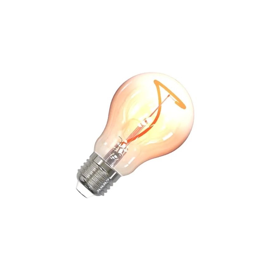 LED Sijalica FILAMENT SHAPE A60 E27/4W/230V 1800K braon