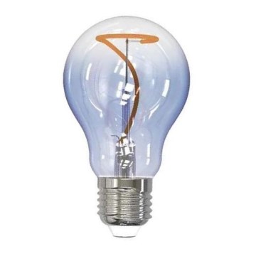 LED Sijalica FILAMENT SHAPE A60 E27/4W/230V 1800K plava