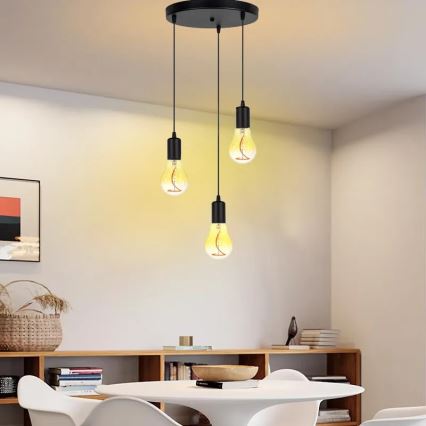LED Sijalica FILAMENT SHAPE A60 E27/4W/230V 1800K žuta