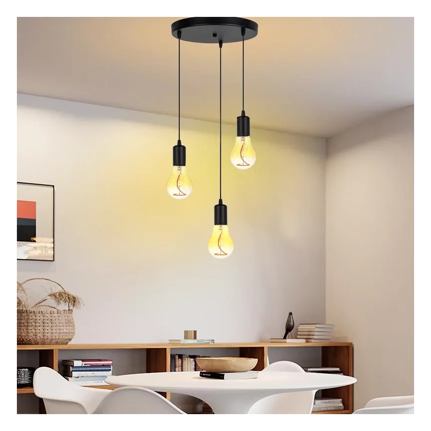 LED Sijalica FILAMENT SHAPE A60 E27/4W/230V 1800K žuta