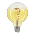 LED Sijalica FILAMENT SHAPE G95 E27/4W/230V 1800K žuta