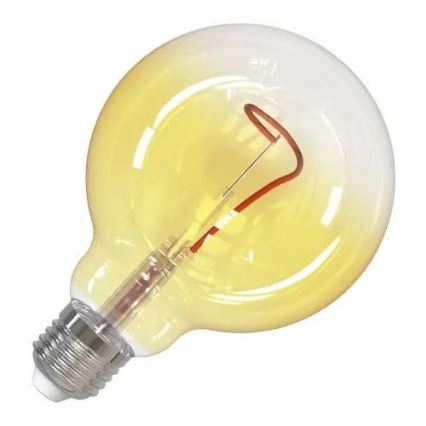 LED Sijalica FILAMENT SHAPE G95 E27/4W/230V 1800K žuta