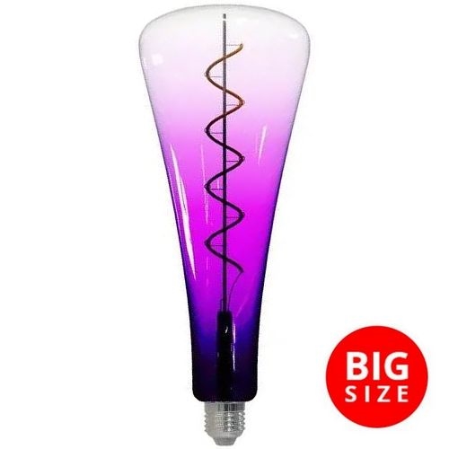 LED Sijalica FILAMENT SHAPE T110 E27/5W/230V 1800K ljubičasta